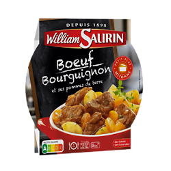 WILLIAM SAURIN - Boeuf Bourguignon - et ses Pommes de Terre
