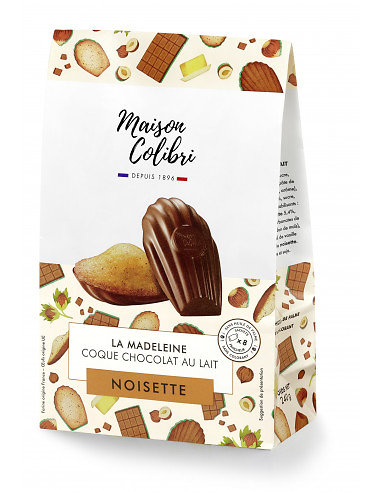 MAISON COLIBRI - La Madeleine Coque Chocolat Lait - Noisette