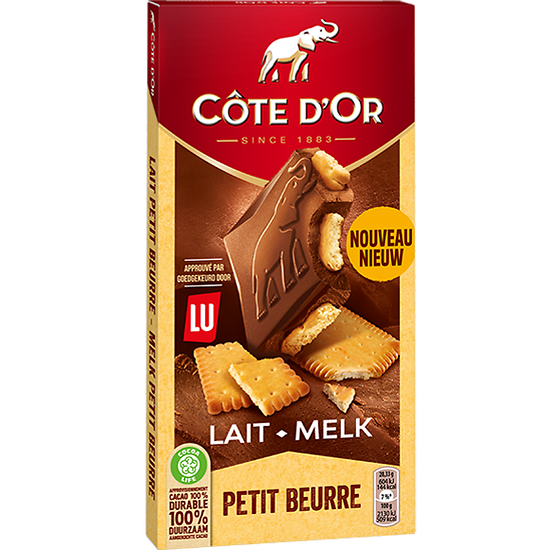 CÔTE D'OR - Lait - Petit Beurre