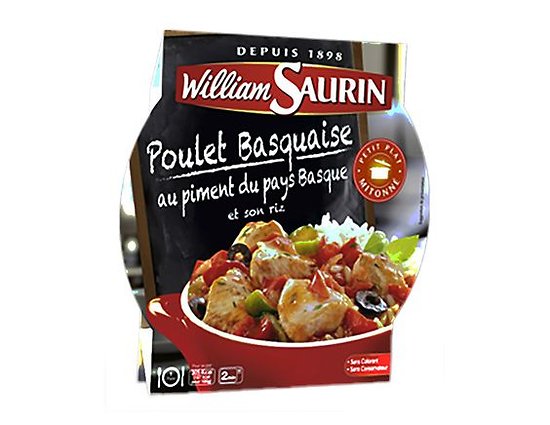 WILLIAM SAURIN - Poulet Basquaise - au Piment du Pays Basque
