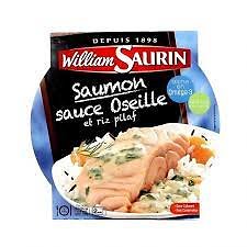 WILLIAM SAURIN - Saumon Sauce Oseille - et Riz Pilaf