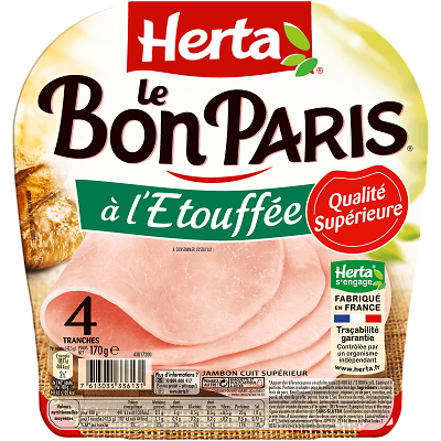 HERTA - Jambon Le Bon Paris à l'Etouffée - Disponible à partir du 25/08