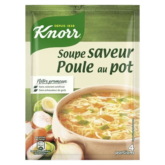 KNORR - Soupe Saveur Poule au Pot