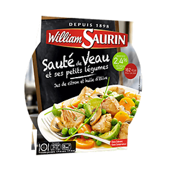 WILLIAM SAURIN - Sauté de Veau - et ses Petits Légumes