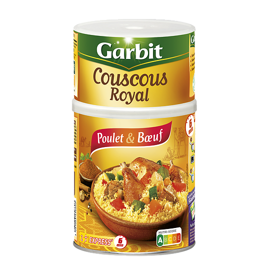 GARBIT - Couscous Royal - Poulet & Boeuf