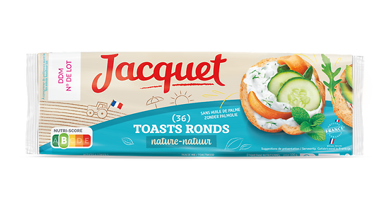 JACQUET - 36 Toasts Ronds - Nature