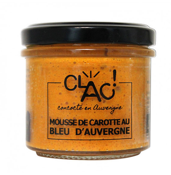 CLAC! - Mousse de carotte au bleu d'Auvergne