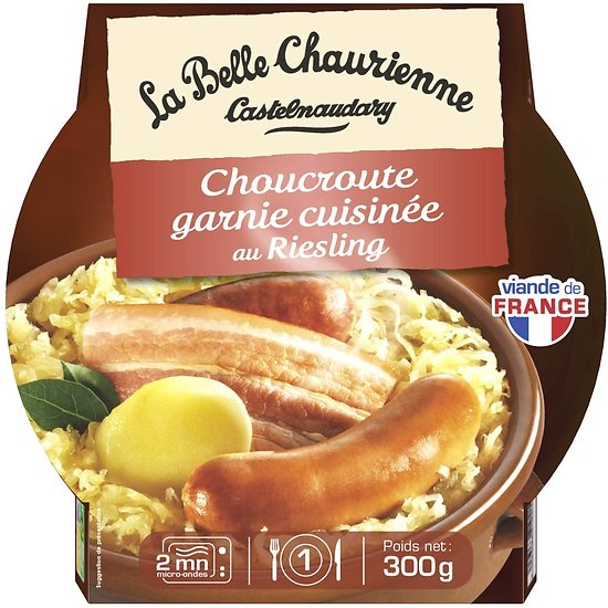 LA BELLE CHAURIENNE - Choucroute Garnie Cuisinée au Riesling