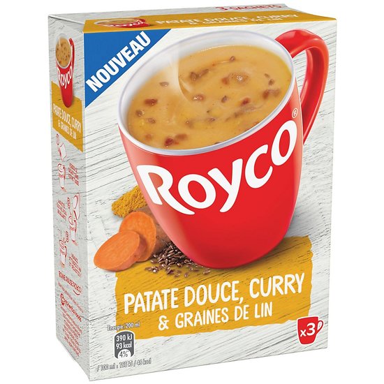 ROYCO - Patate Douce, Curry & Graines de Lin