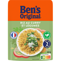 BEN'S ORIGINAL - Riz au Curry et Légumes 