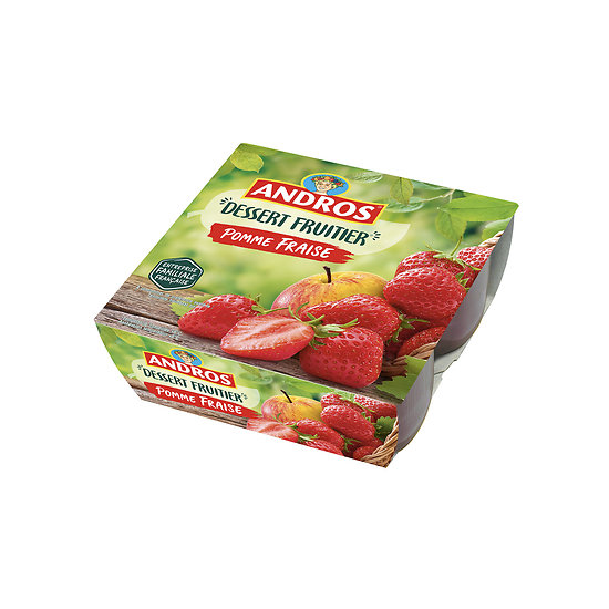 ANDROS - Compote Pomme Fraise