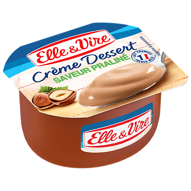 ELLE ET VIRE - Crème Dessert Praliné