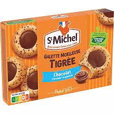 ST MICHEL - Galettes Moelleuse Tigré - Chocolat