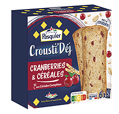 PASQUIER - Crousti'Déj Cranberries et Céréales