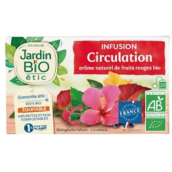 JARDIN BIO - Infusion Circulation - Fruits Rouges Bio