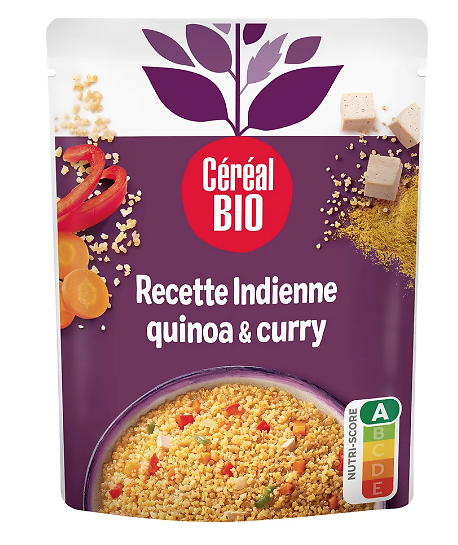 CÉRÉAL BIO - Recette Indienne - Quinoa & Curry