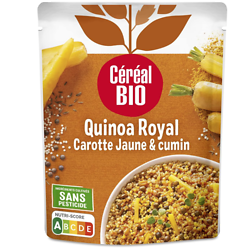CÉRÉAL BIO - Quinoa Royal Carottes Jaune et Cumin