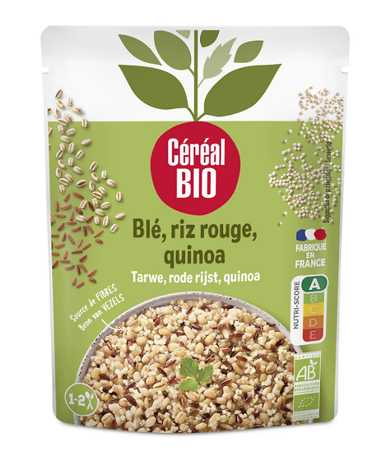CÉRÉAL BIO - Blé, Riz Rouge, Quinoa