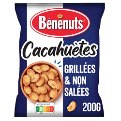 BÉNENUTS - Cacahuètes Grillées - Non Salées