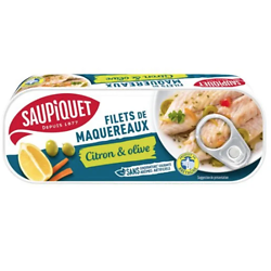 SAUPIQUET - Filets de Maquereaux - Citron & Olive