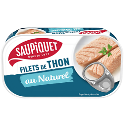 SAUPIQUET - Filets de Thon - au NaturelCONNÉTABLE - Sardines - Huile d'Olive Bio