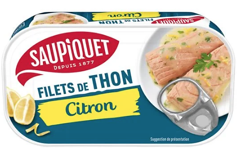 SAUPIQUET - Filets de Thon - Citron