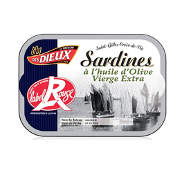 LE TRÉSOR DES DIEUX - Sardines à l'Huile d'Olive Vierge Extra