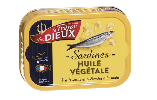 LE TRÉSOR DES DIEUX - Sardines Huile Végétale