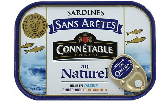 CONNÉTABLE - Sardines Sans Arêtes - au Naturel