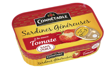 CONNÉTABLE - Sardines Sans Huile - Sauce Tomate