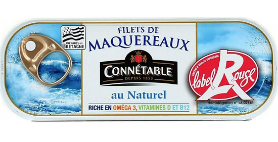 CONNÉTABLE - Filets de Maquereaux - au Naturel