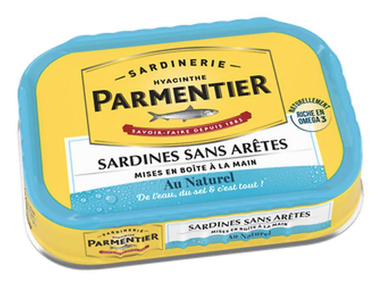 PARMENTIER - Sardines Sans Arêtes - Au Naturel