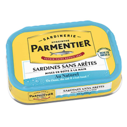 PARMENTIER - Sardines Sans Arêtes - Au Naturel