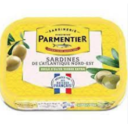 PARMENTIER - Sardines de l'Atlantique Nord-Est - Huile d'Olive Vierge Extra