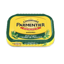 PARMENTIER - Sardines - Huile d'Olive & Herbes de Provence