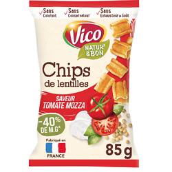 VICO - Chips de Lentilles- Saveur Tomate Mozza