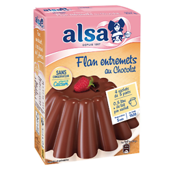 ALSA - Flan Entremets au Chocolat