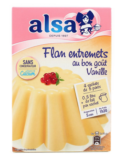 ALSA - Flan Entremets au bon Goût vanille