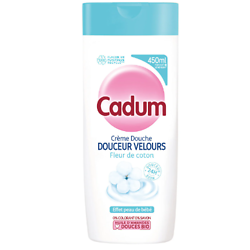 CADUM - Crème Douche Douceur Velours Fleur de Coton