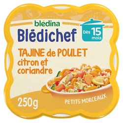 BLEDINA - Blédichef Tajine De Poulet Citron Et Coriandre 