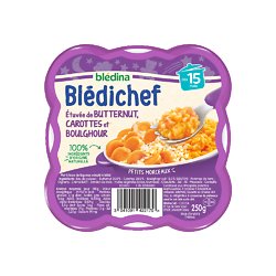 BLEDINA - Blédichef Etuvée De Butternut, Carottes Et Boulghour