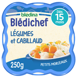 BLEDINA - Blédichef Légumes Et Cabillaud