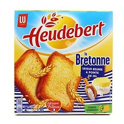 HEUDEBERT - Biscotte La Bretonne Saveur Beurre Et Pointe De Sel