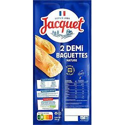 JACQUET - Deux Demi Baguettes Natures