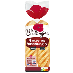 LA BOULANGERE - 4 Baguettes Viennoises