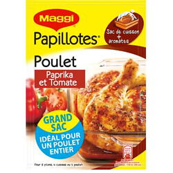 MAGGI - Papillotes Poulet Paprika Et Tomate