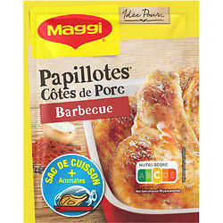 MAGGI - Papillotes Côtes de Porc Barbecue