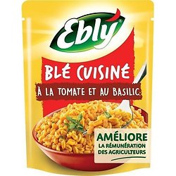EBLY - Blé Cuisiné A La Tomate Et Au Basilic