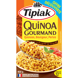 TIPIAK - Quinoa Gourmand Quinoas, Boulgour, Perles