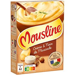 MOUSLINE - Purée Crème Et Noix De Muscade